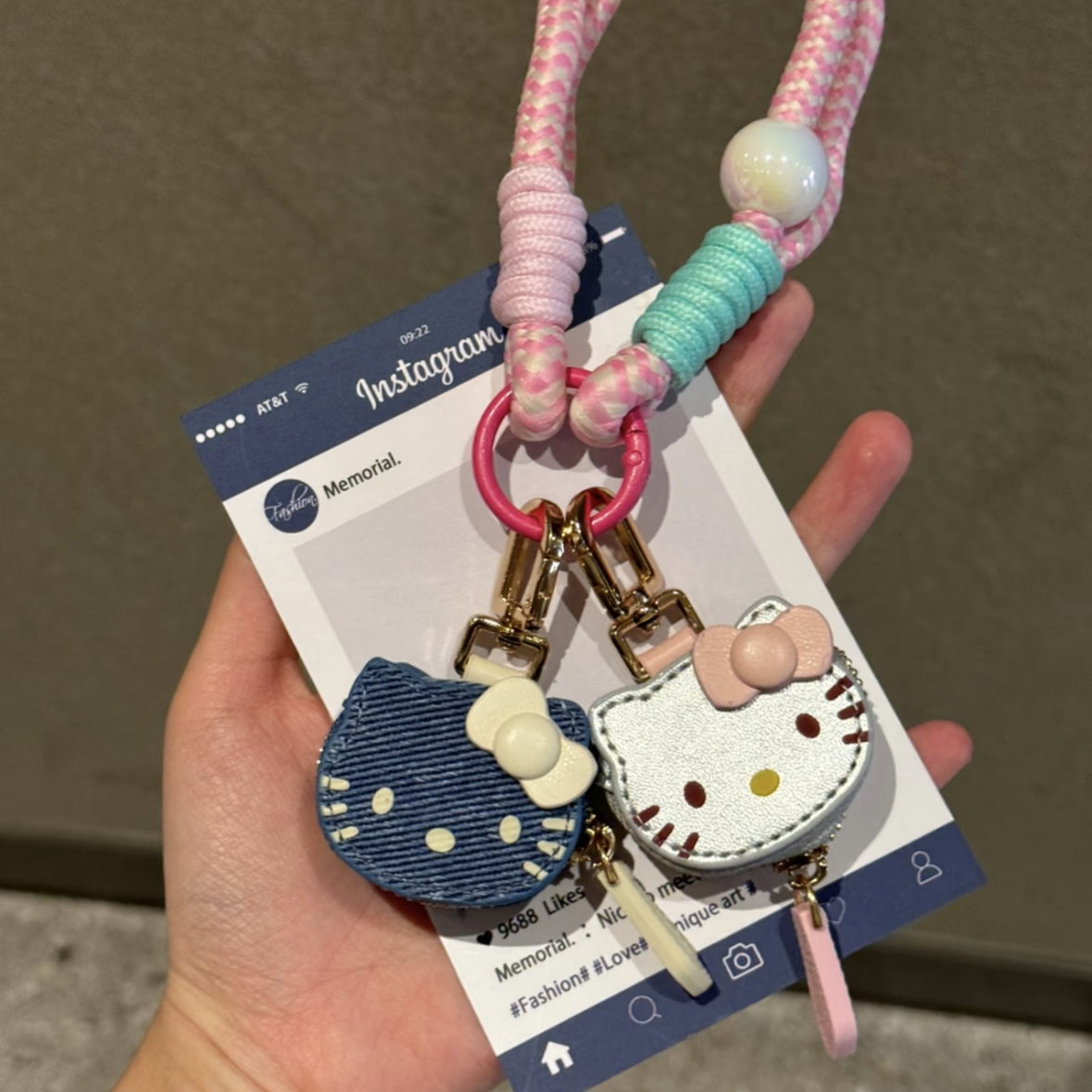 Kitten Face Handmade Leather Charm
