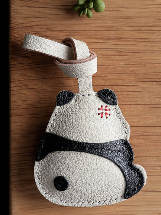Moodie Panda Handmade Leather Charm