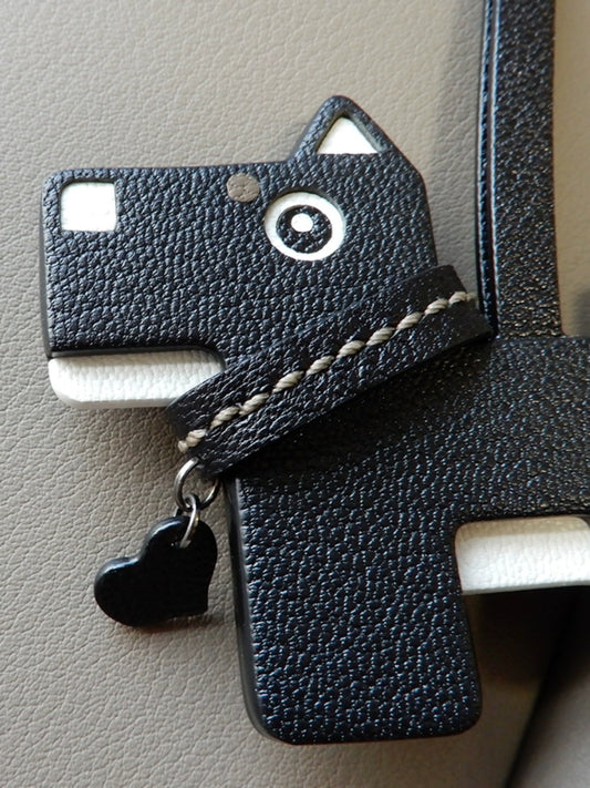 Guardian Pup Handmade Leather Charm