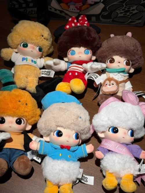DIMOO WORLD × DISNEY Series-Vinyl Plush Keychain Blind Box
