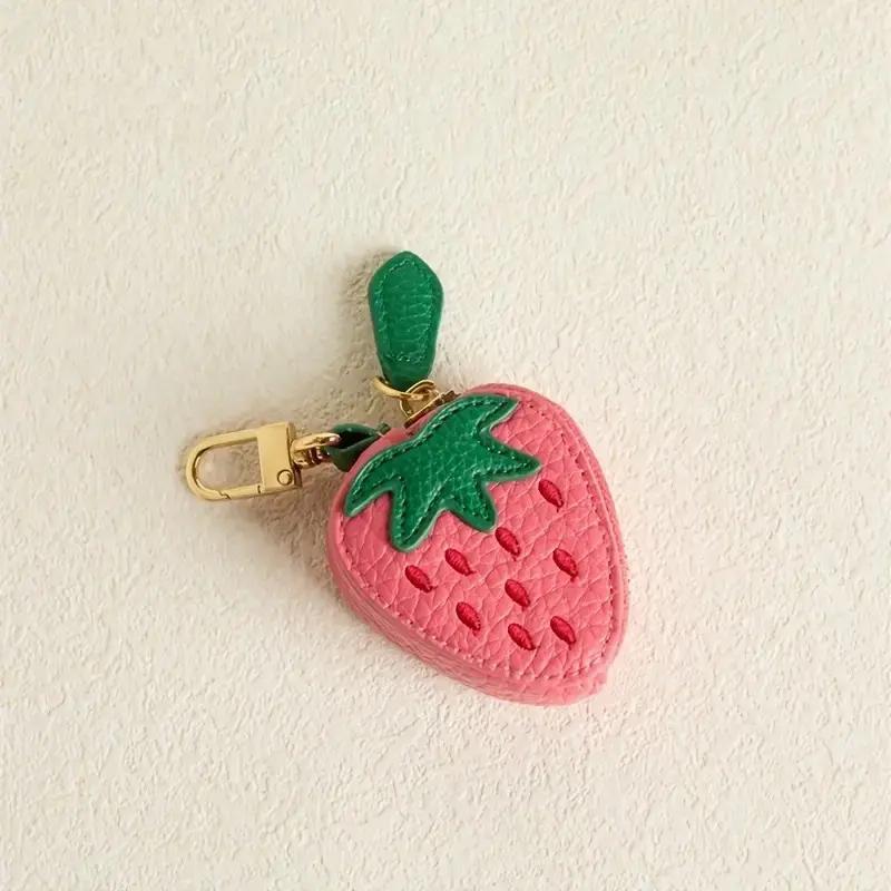Mini Fruit Handmade Pouch Keychain Charm