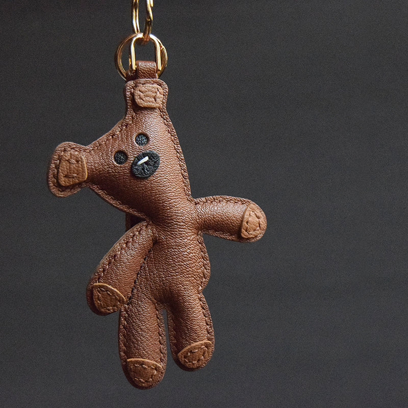 Bear Handmade Leather Charm