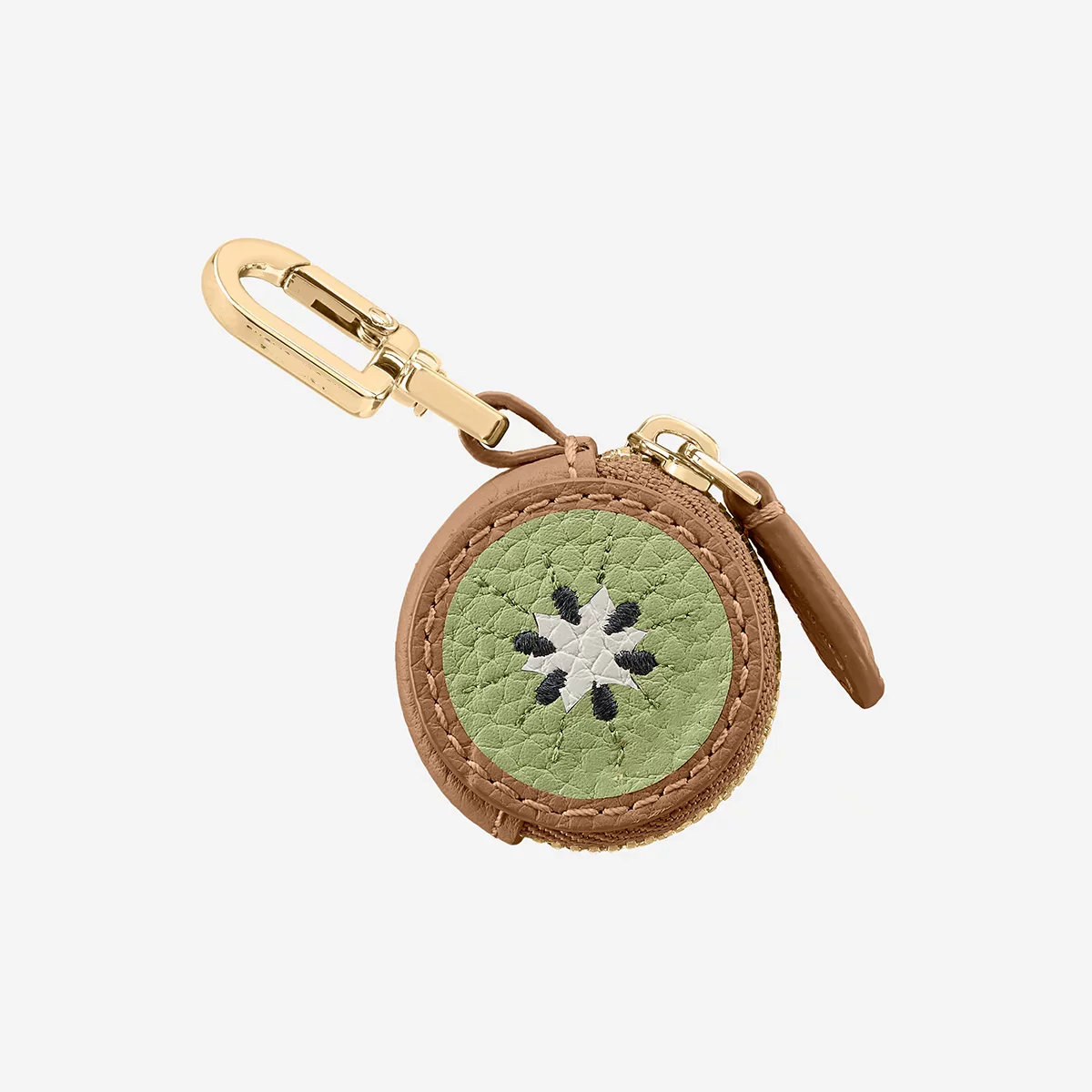 Fruit Slice Handmade Pouch Keychain Charm