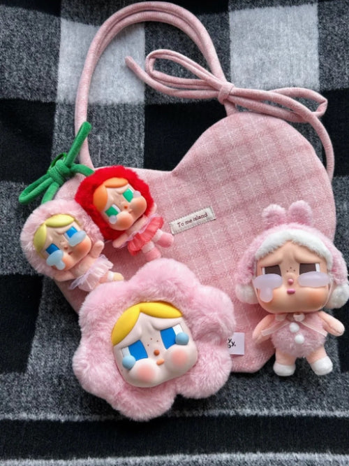 CRYBABY Crying For Love Series-Vinyl Plush Hanging Card (Love You Cherry Much)