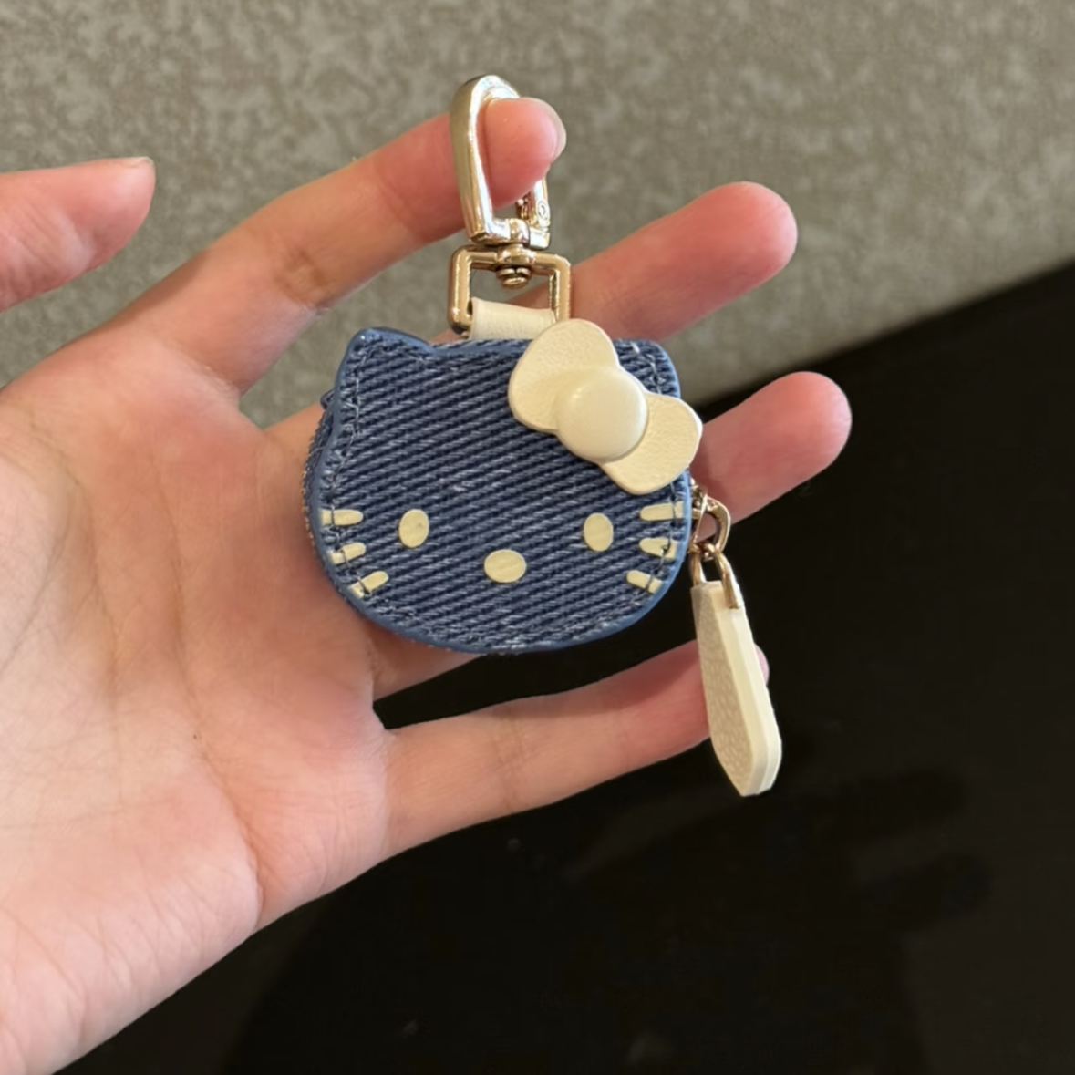 Kitten Face Handmade Leather Charm