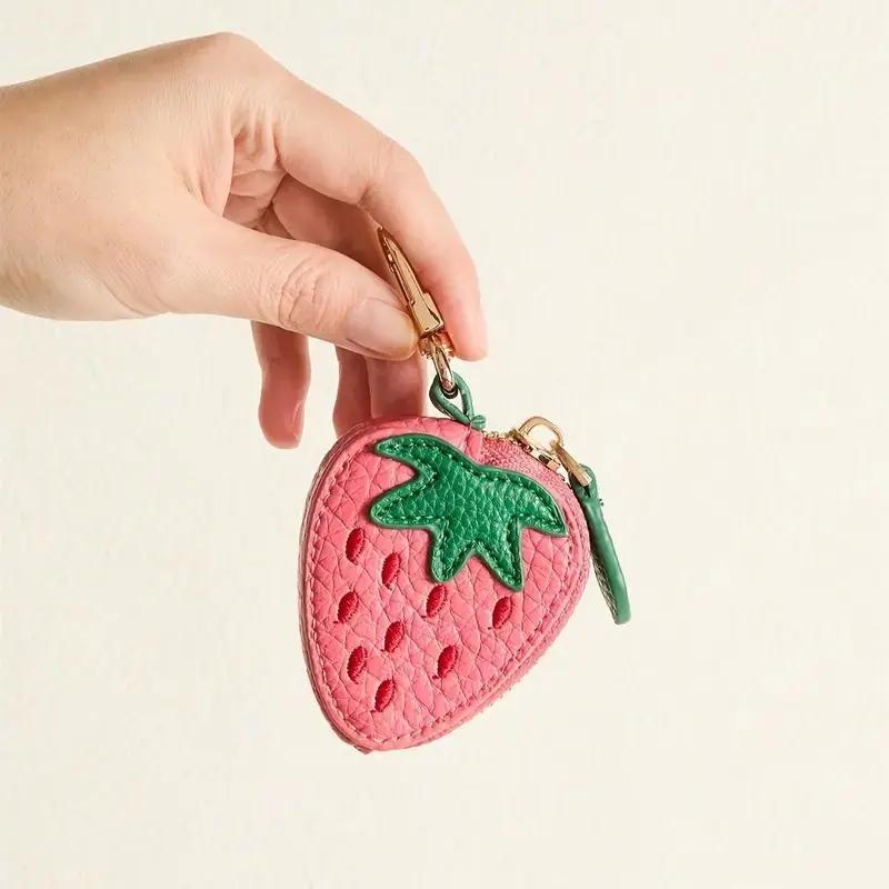 Mini Fruit Handmade Pouch Keychain Charm