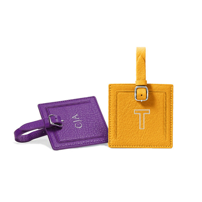 Handmade Leather Luggage Tag