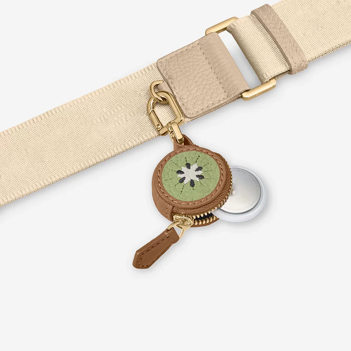 Fruit Slice Handmade Pouch Keychain Charm