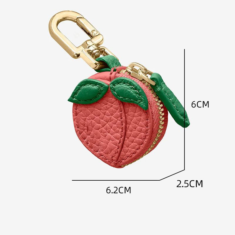 Mini Fruit Handmade Pouch Keychain Charm