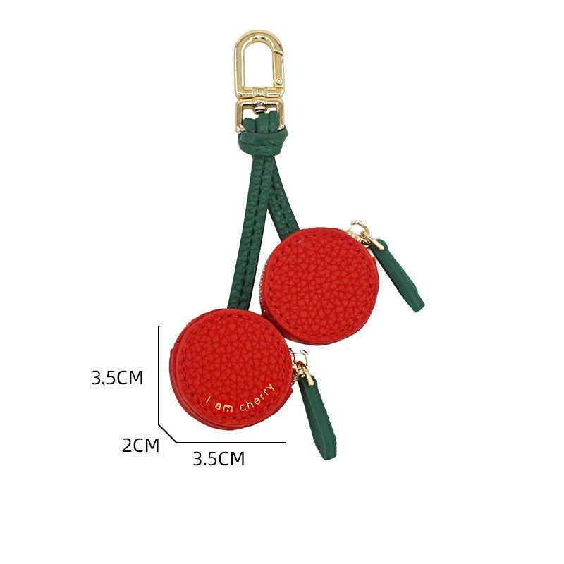 Mini Fruit Handmade Pouch Keychain Charm