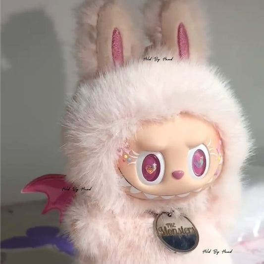 Custom Labubu Pink Dragon and Angel