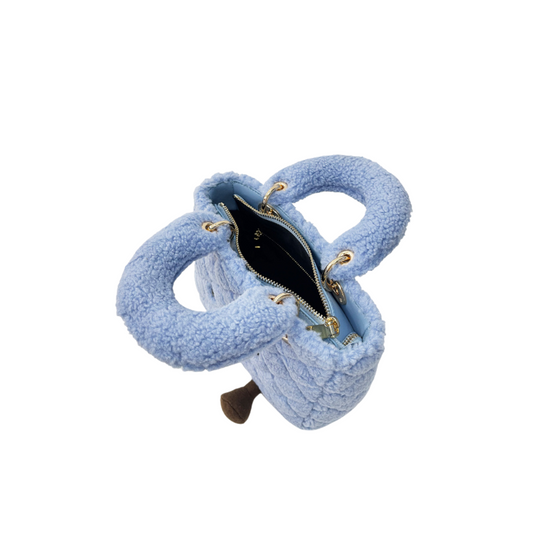 Classic Cloud Blue Lady Fluff Bag