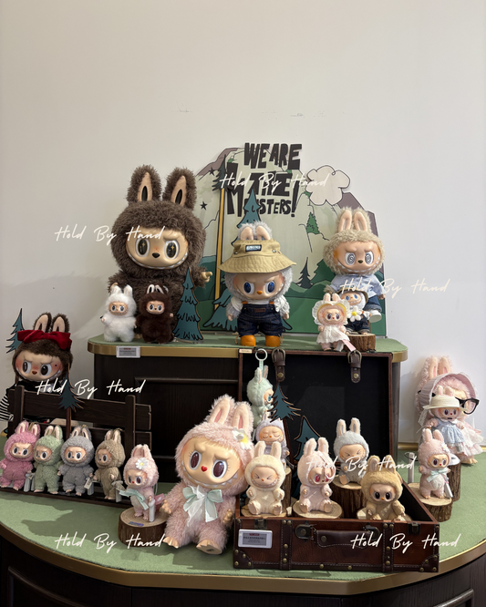 Custom Labubu Mini Zimomo and Angel in Cloud