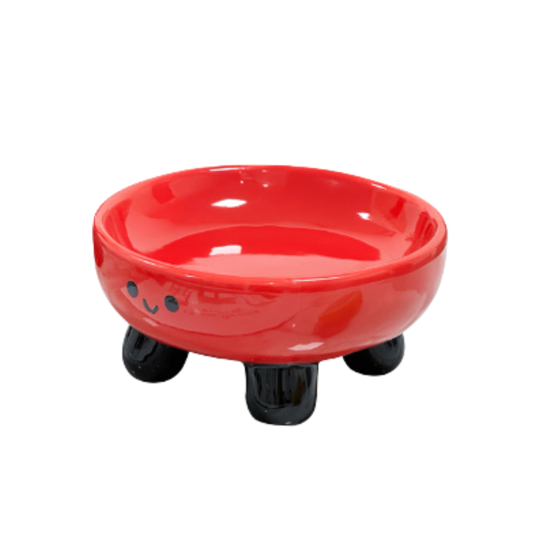 Smiley Three Legs Ceramic Fruit Bowl Collection
