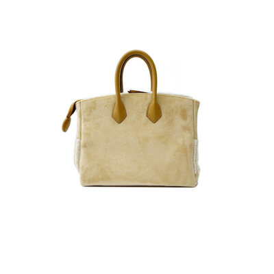 Classic Vanilla Blanc Fluff Zip Bag