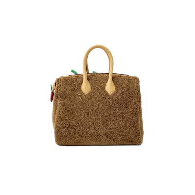 Classic Berry Brioche Fluff Zip Bag