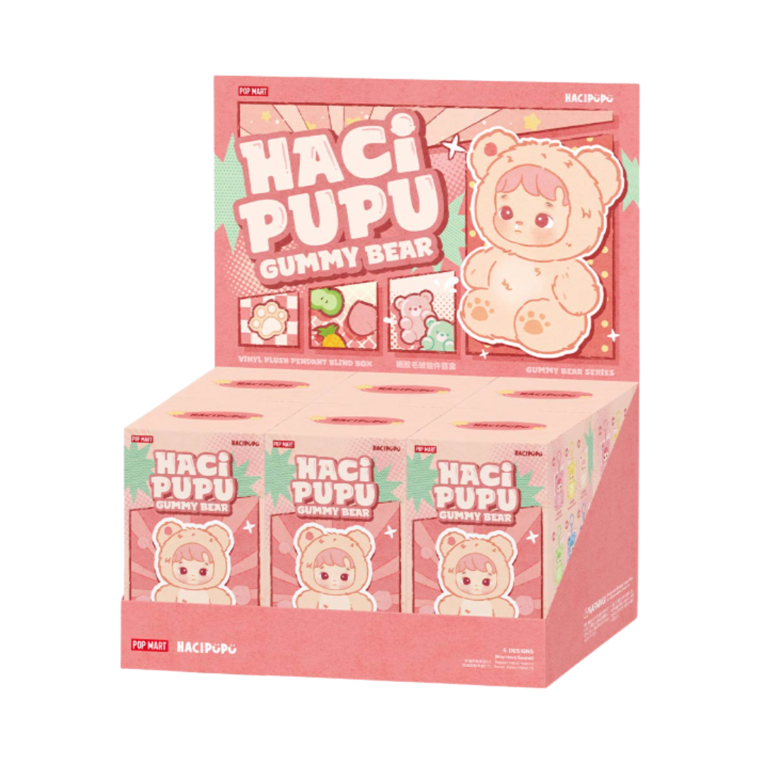 HACIPUPU Gummy Bear Series-Vinyl Plush Pendant Blind Box