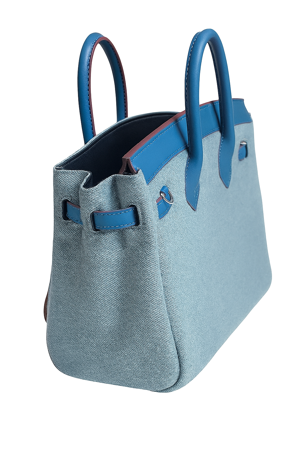 Classic Denim Fluff Bag