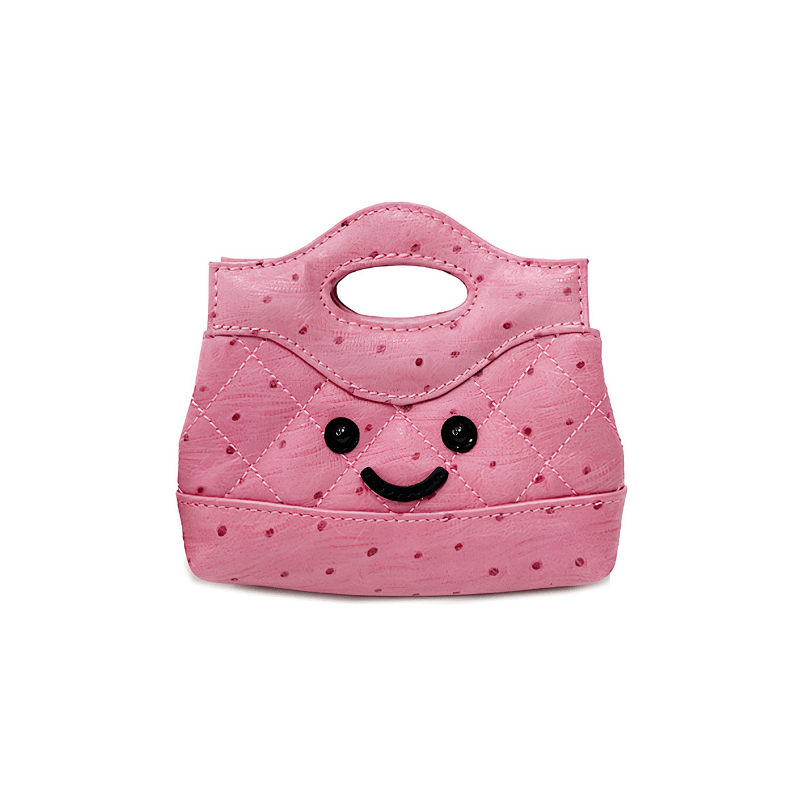 Petite Rose Pink Quilted Handle Bag