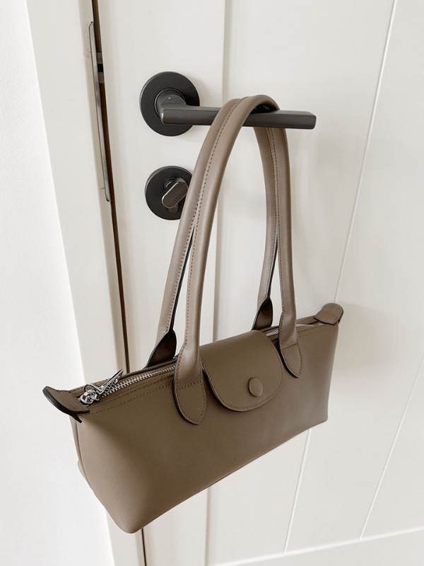 Classic Taupe Baguette Bag