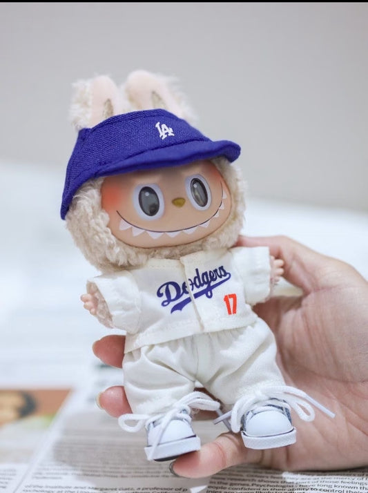 LA Dodgers Baseball Labubu Outfit