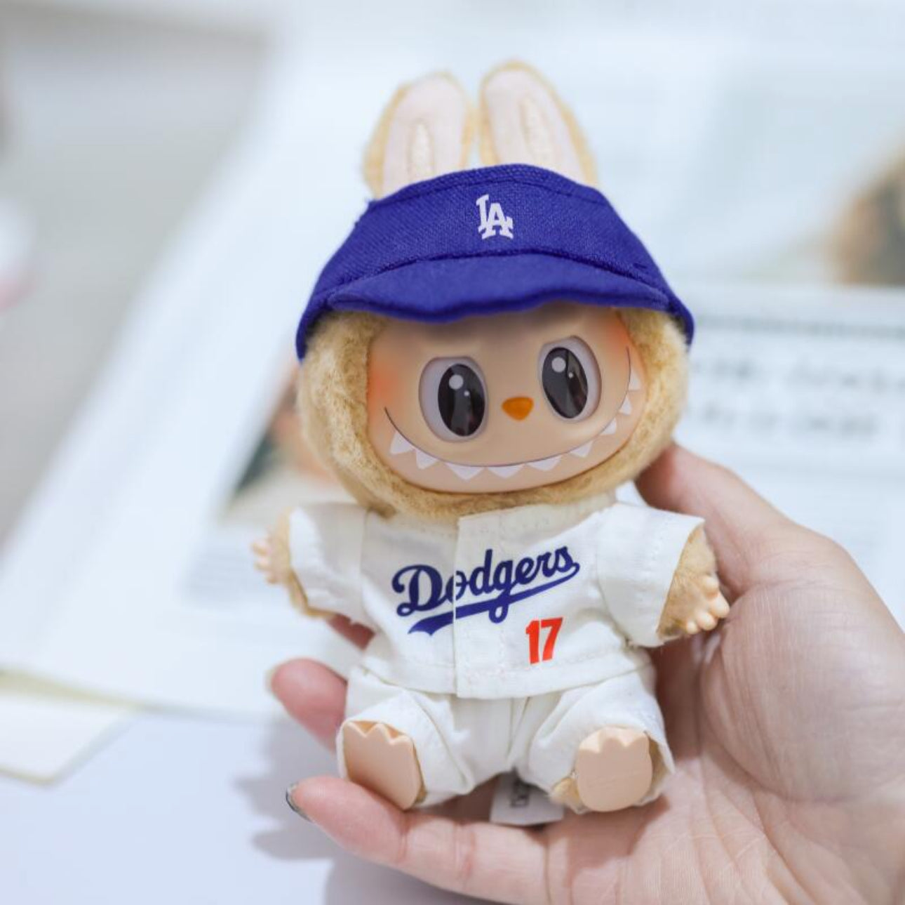 LA Dodgers Baseball Labubu Outfit
