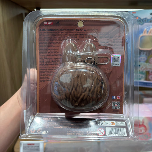 LABUBU Originals  Brown Silicone Earphone Bag