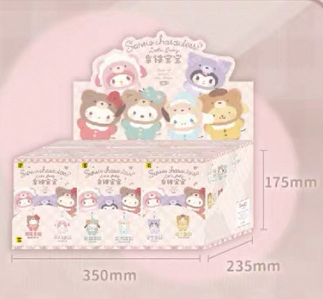 Sanrio Characters Latte Baby Vinyl Plush Pendant Doll Blind Box Sanrio Family Top Toy
