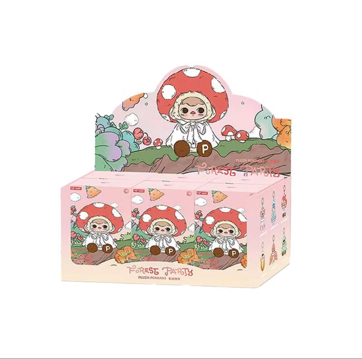 Pucky Forest Party Series Vinyl Plush Pendant