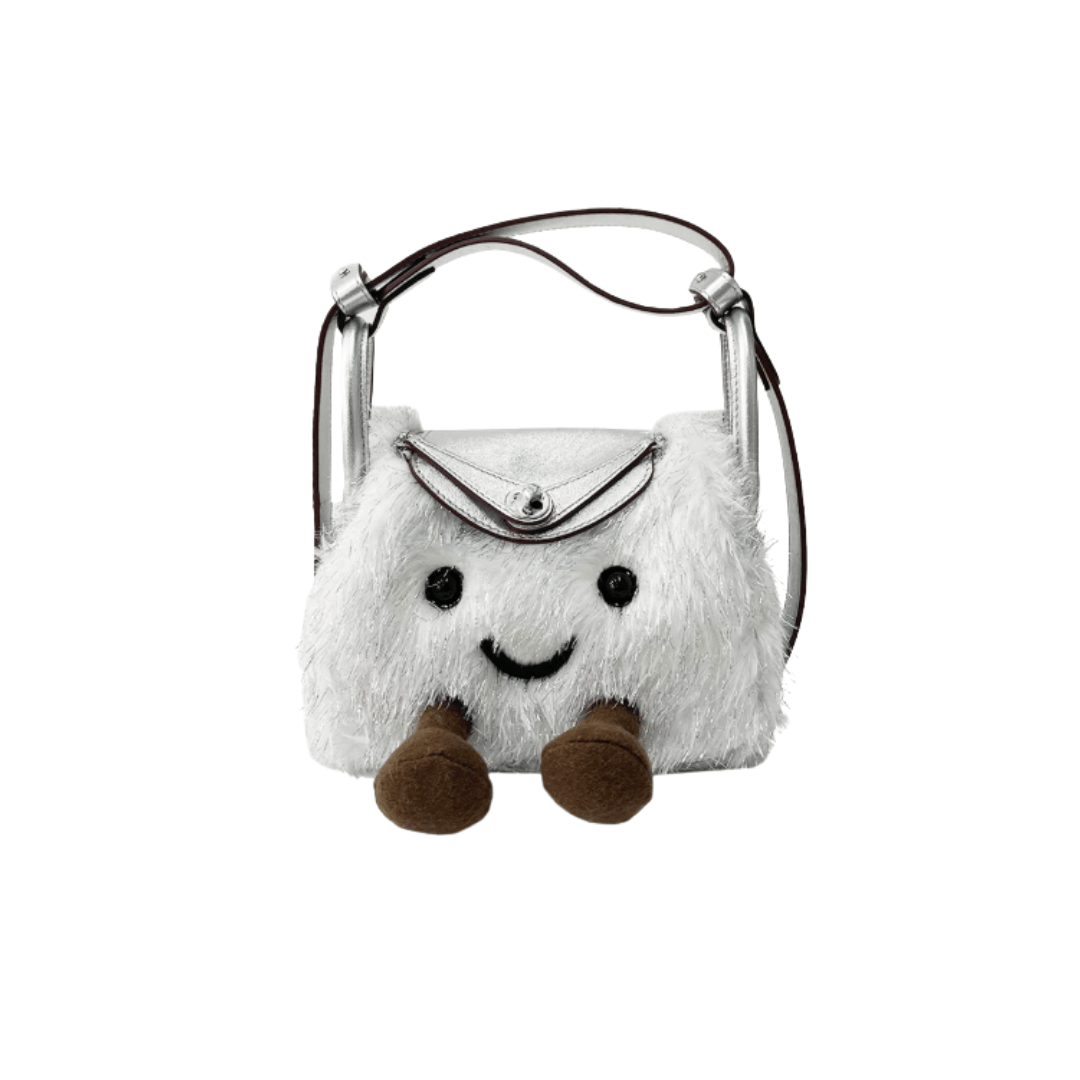 Ivory Veil Fluff Cuddle Bag