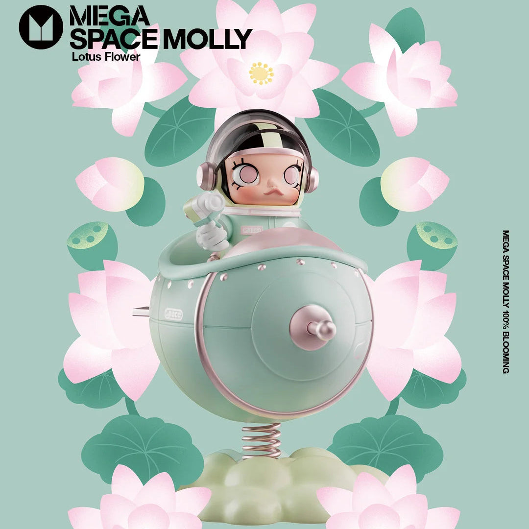 Mega Space Molly 100% Blooming Series - Lotus Limited Vietnam