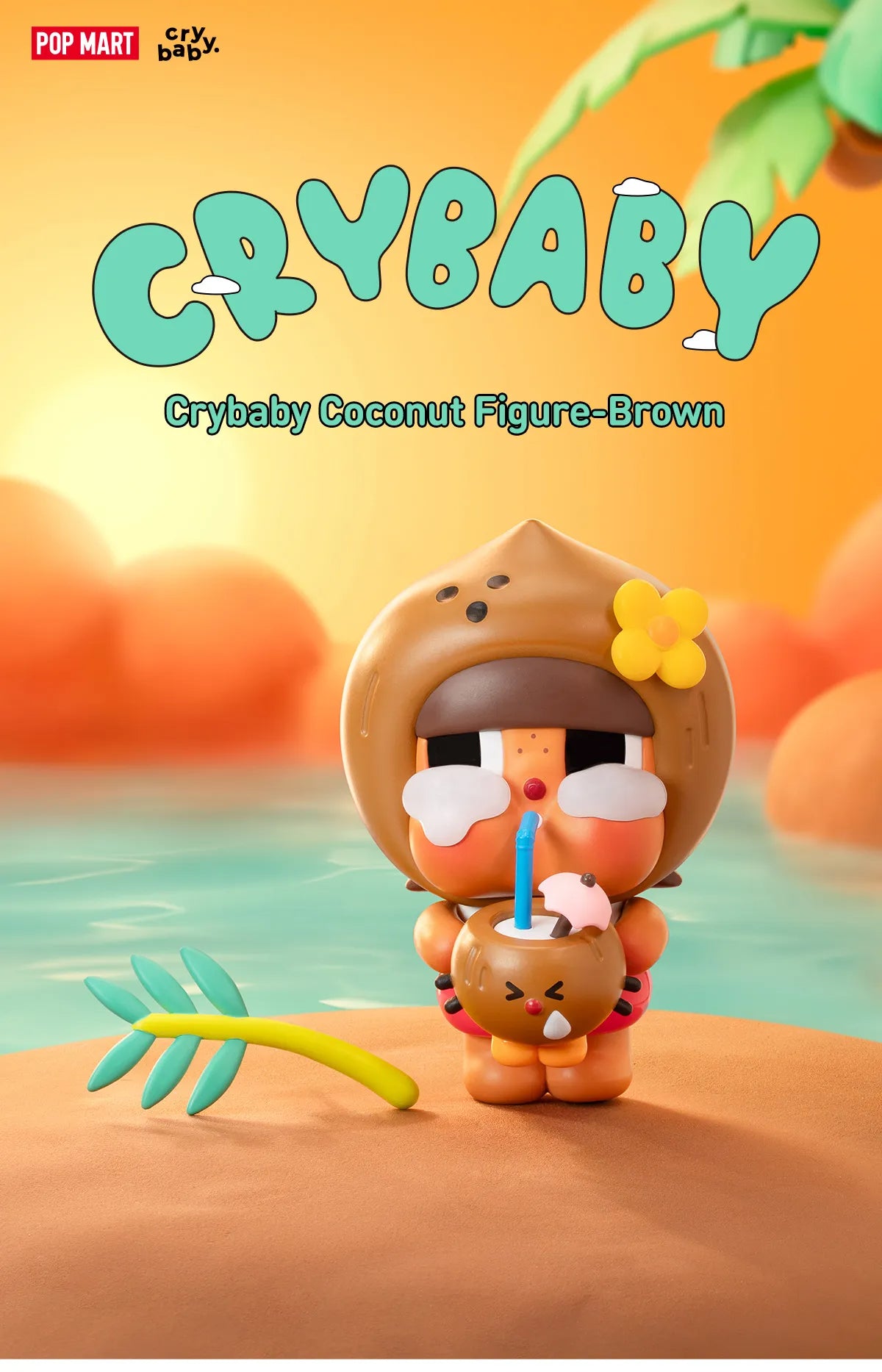 Crybaby Coconut Figure - Brown
