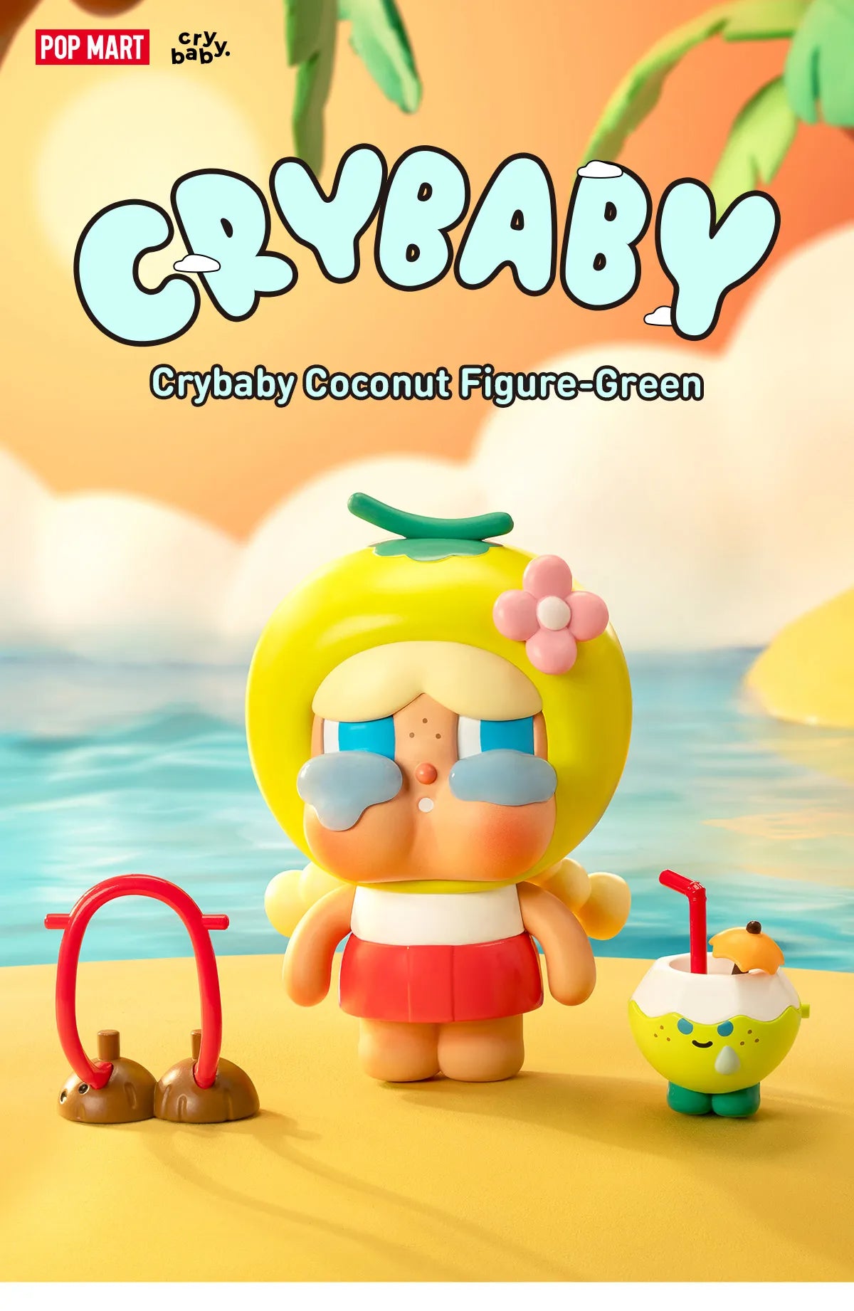 Crybaby Coconut Figure - Green