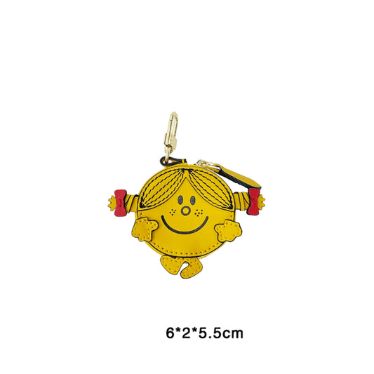 Cartoon Character Leather Charm