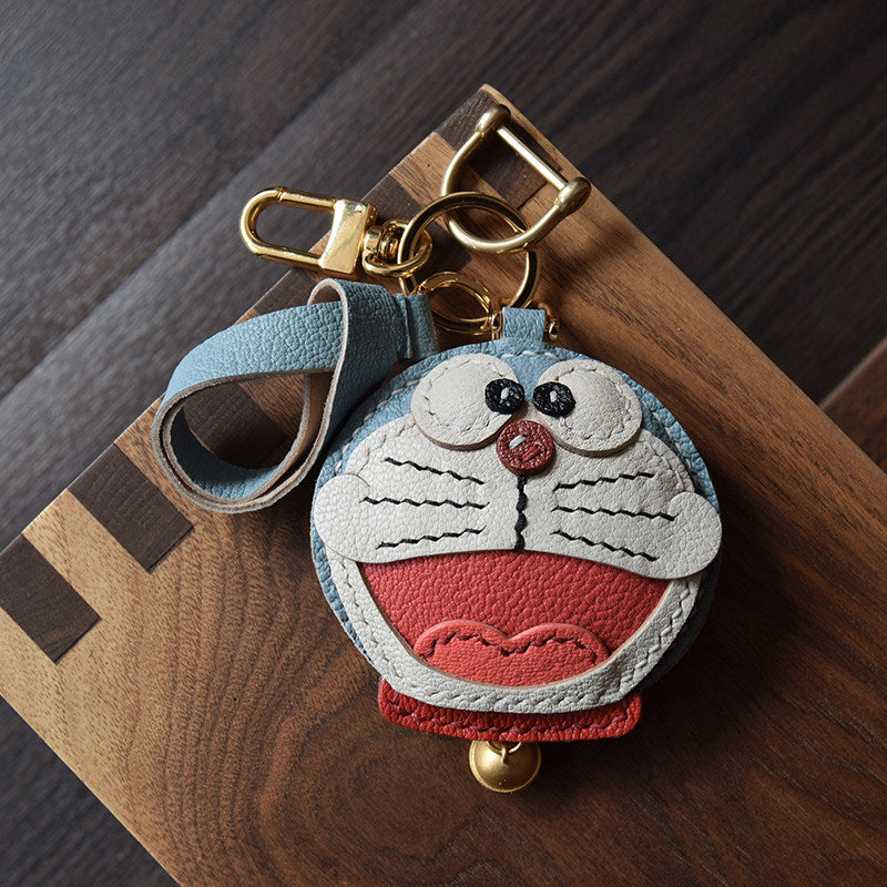 Bell Cat Handmade Leather Charm