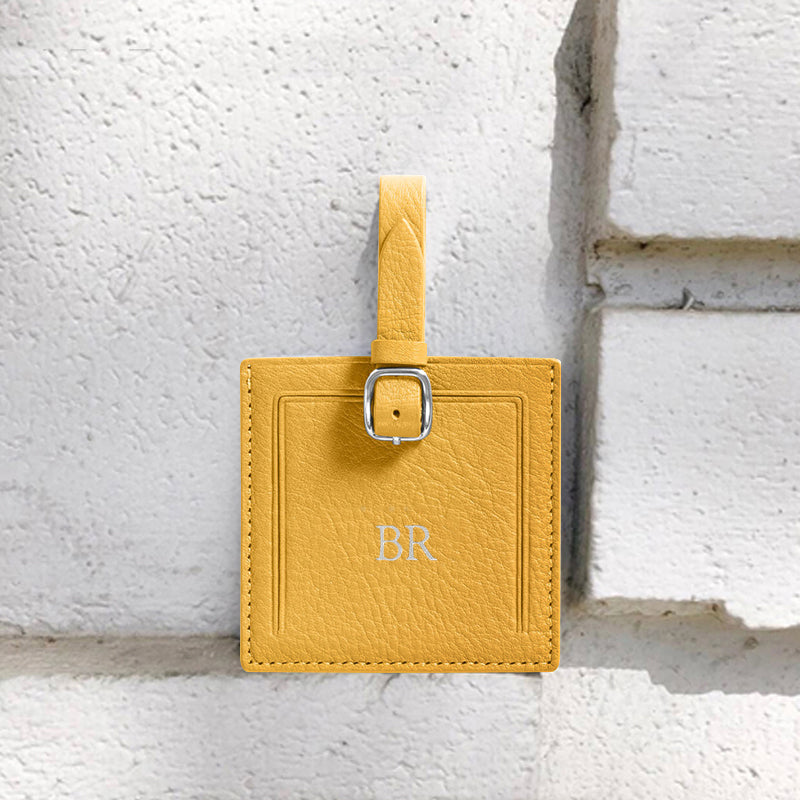 Handmade Leather Luggage Tag