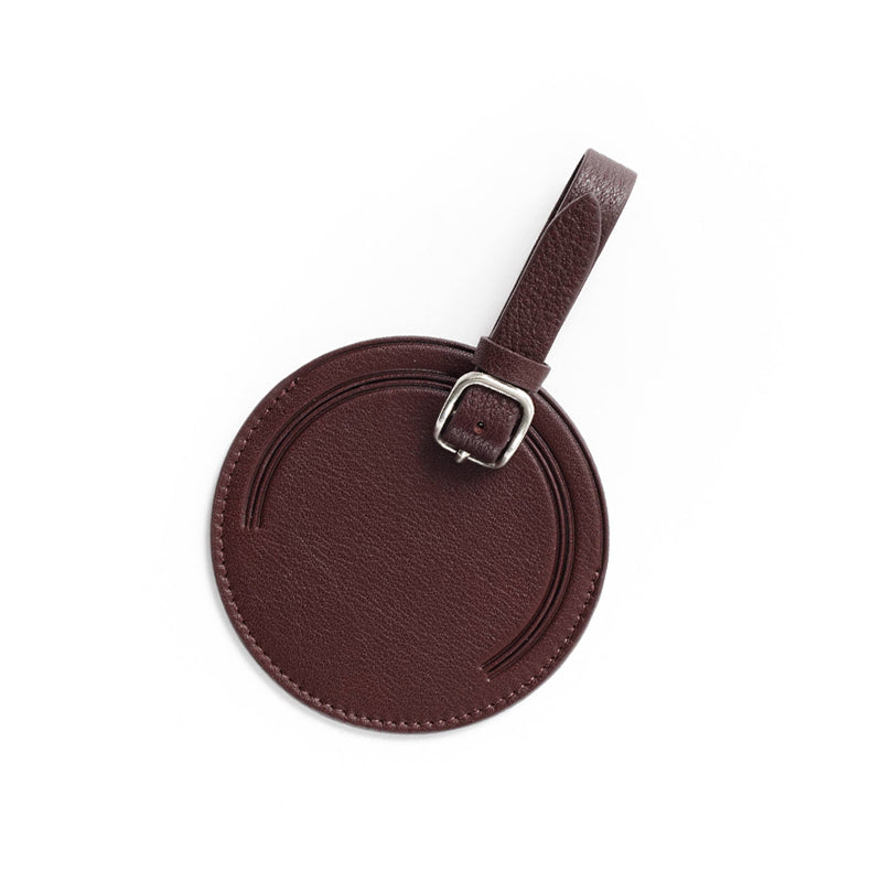 Handmade Leather Luggage Tag