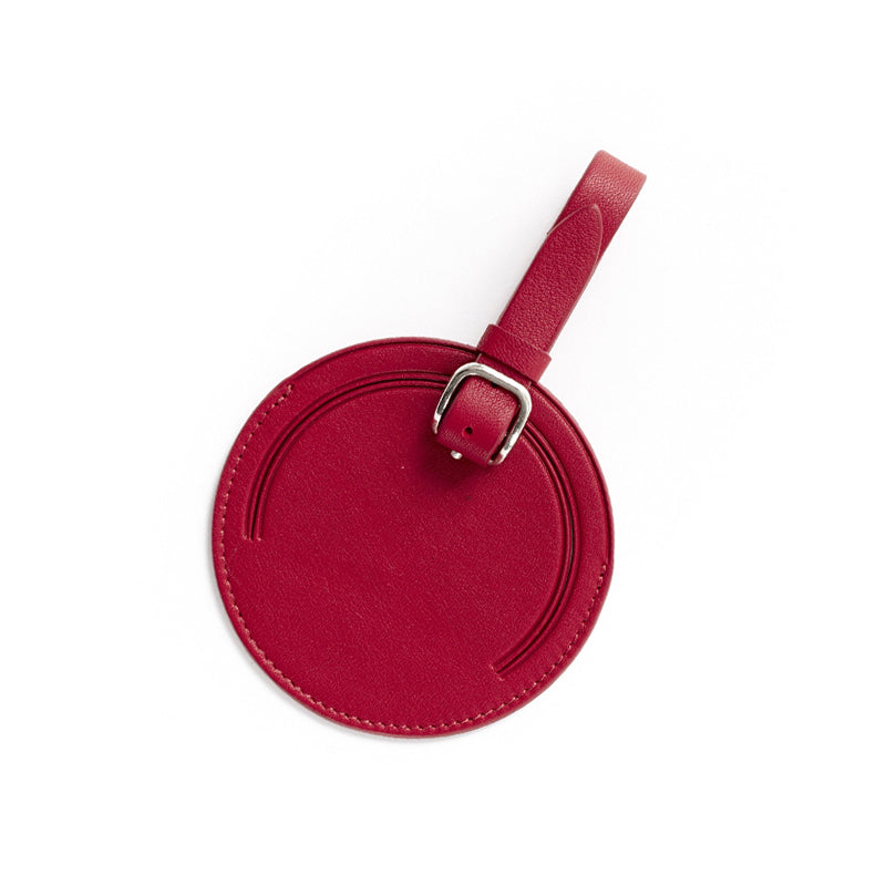 Handmade Leather Luggage Tag