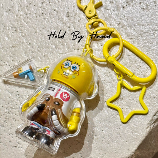 Original Space Molly 100% Pop Mart Keychain Bag Pendant