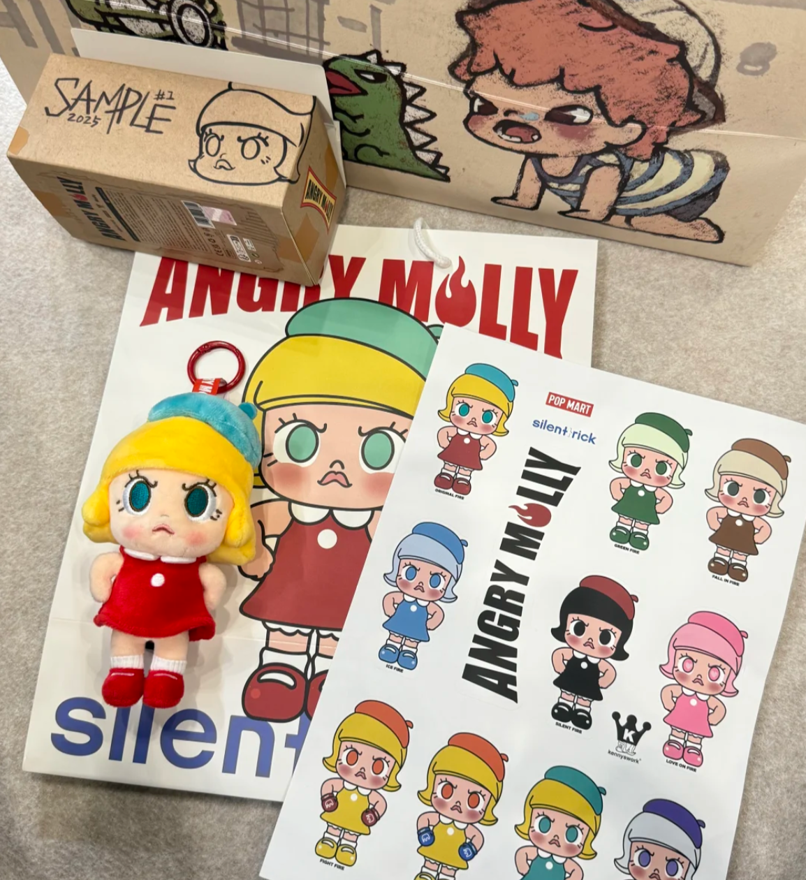 Angry Molly “Sample #1” – Official Plush by Silent Trick
