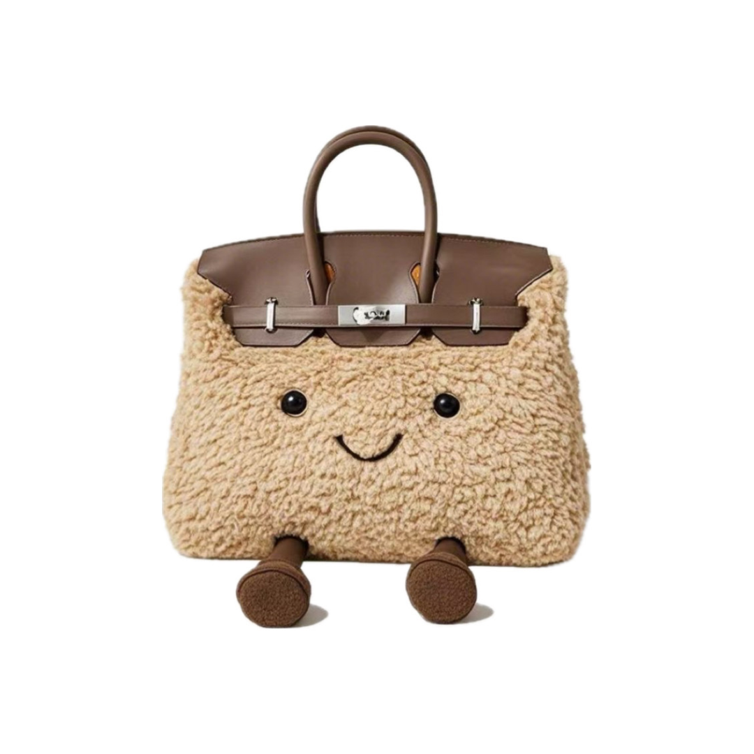 Brown Jellycat Birkin Bag – Hold by Hand