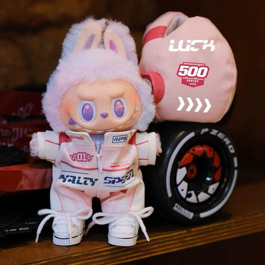 Labubu Biker Handmade Costume Outfit | Fits 17cm | Sporty Summer Style