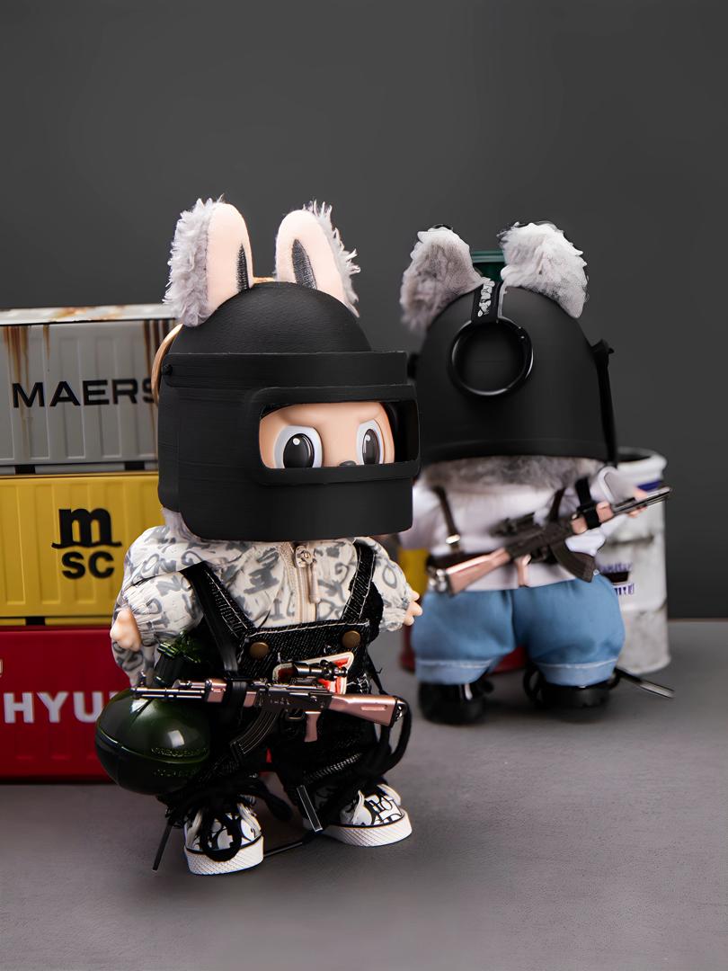 Labubu Elite Strike – Tactical Battle Outfit Set | Fits 17cm Labubu Plush Figures