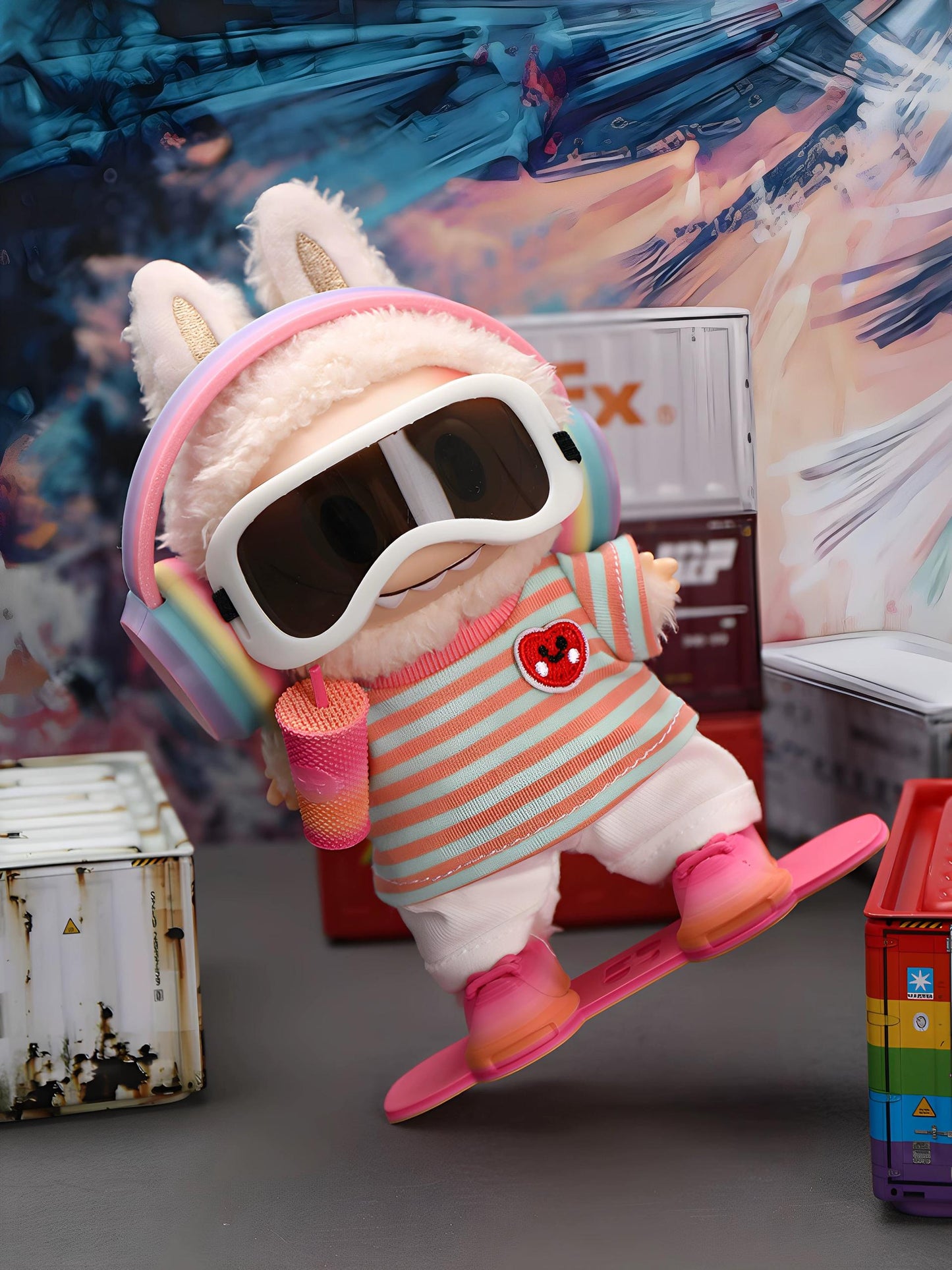 Labubu Candy Tracksuit – Urban Streetwear Outfit | Fits V1 & V3 Labubu Figures