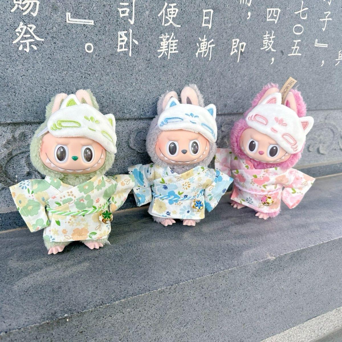 Kimono Labubu Clothes