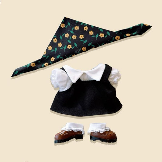 Labubu Vintage Daisy Handmade Costume Outfit | Fits 17cm Labubu | Elegant Look