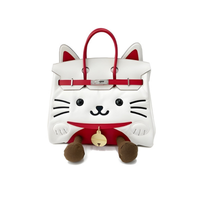 [New] Classic Lucky Cat Pop Fluff BK Bag