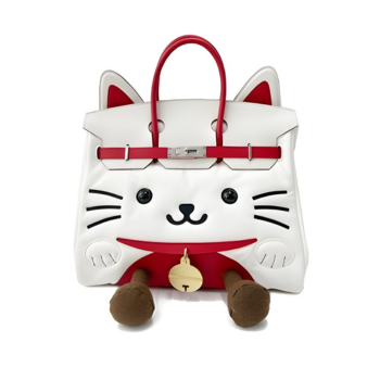 Petite Lucky Cat Pop Fluff BK Bag