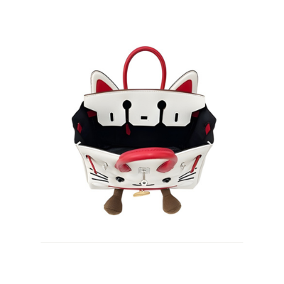 Petite Lucky Cat Pop Fluff BK Bag