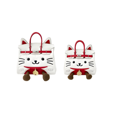 [New] Classic Lucky Cat Pop Fluff BK Bag